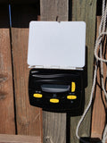 Hinged Sun Cover for Jandy ePump JEP-R Control — Screw Mount ASA Display Shield