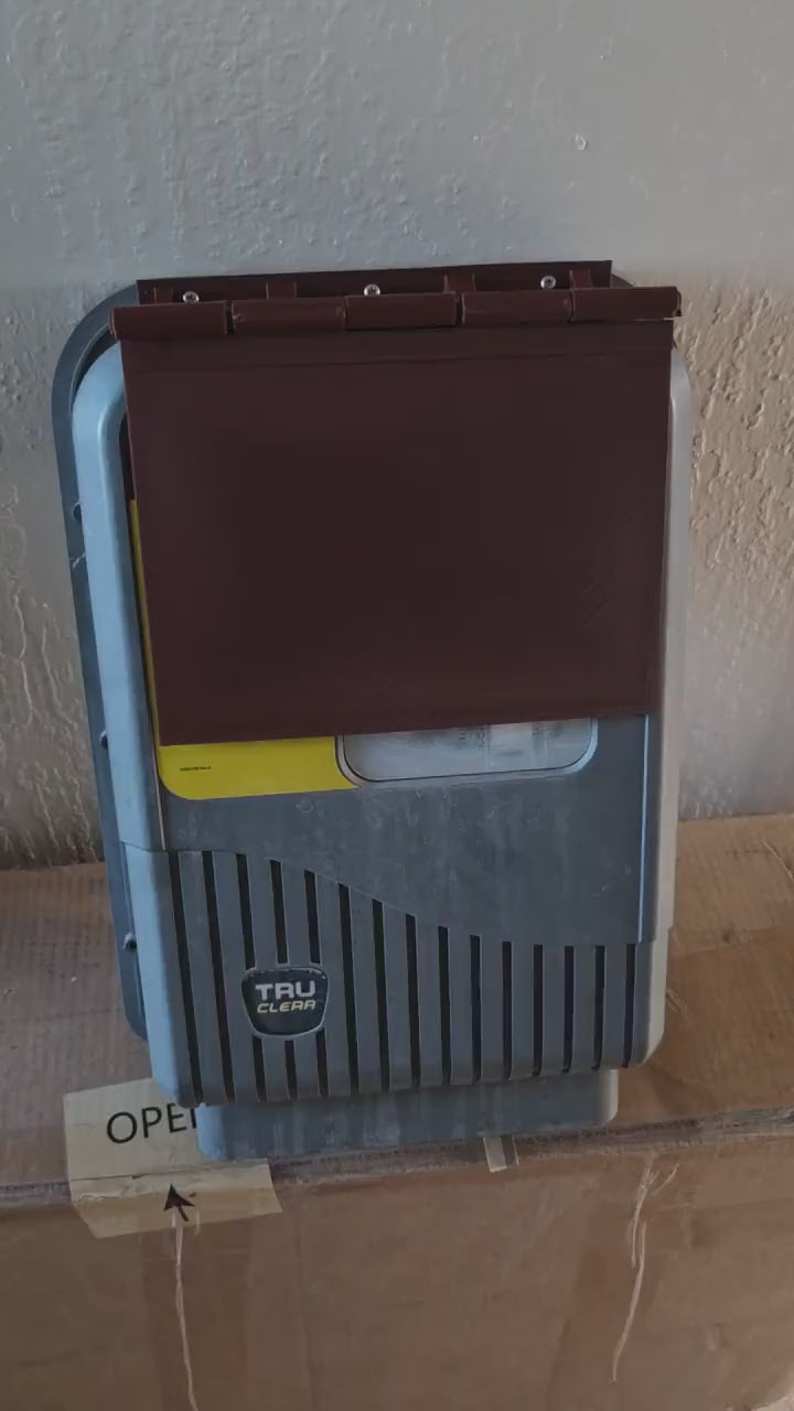 Hinged Sun Cover for Jandy TruClear Power Pack — Screw Mount ASA Display Shield (fits R0663800)