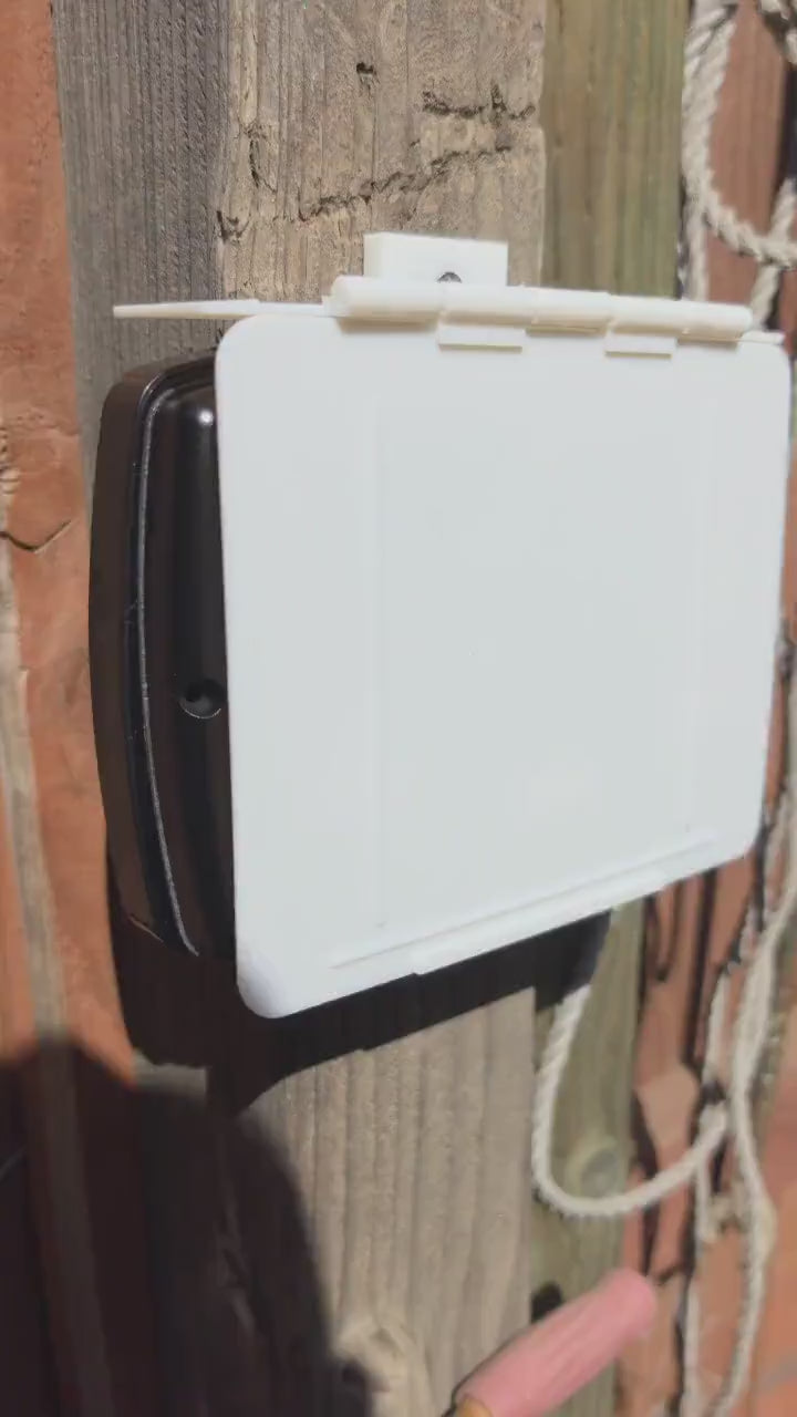 Hinged Sun Cover for Jandy ePump JEP-R Control — Screw Mount ASA Display Shield